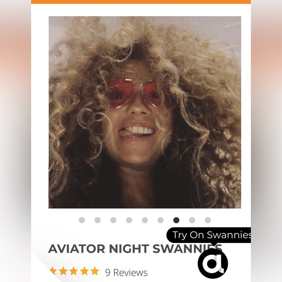 Swanwick Large Aviator Glasses Night Blue Light Blocking - Picture 10 of 16